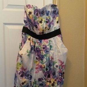 H&M Floral Mini-dress Size 8